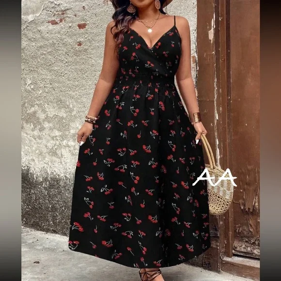 chinese dress ladies Plus Size Scoop Neck Maxi Tank Dress main image 1